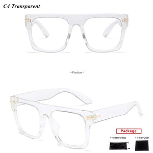 Acetate Square Glasses Frame Men Retro Metal Optical Eyewear Women Eyeglasses Frame Clear UV400 Brand Designer oculos
