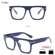 Load image into Gallery viewer, Acetate Square Glasses Frame Men Retro Metal Optical Eyewear Women Eyeglasses Frame Clear UV400 Brand Designer oculos