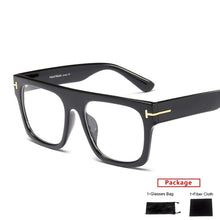Load image into Gallery viewer, Acetate Square Glasses Frame Men Retro Metal Optical Eyewear Women Eyeglasses Frame Clear UV400 Brand Designer oculos