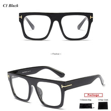 Load image into Gallery viewer, Acetate Square Glasses Frame Men Retro Metal Optical Eyewear Women Eyeglasses Frame Clear UV400 Brand Designer oculos