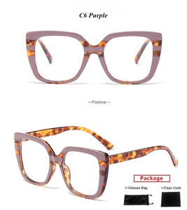 mimiyou Leopard Acetate Square Glasses Frame Women Retro Optical Eyewear Men Eyeglasses Frame Clear UV400 Brand Designer oculos