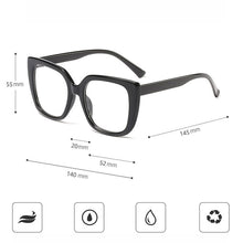 Load image into Gallery viewer, mimiyou Leopard Acetate Square Glasses Frame Women Retro Optical Eyewear Men Eyeglasses Frame Clear UV400 Brand Designer oculos