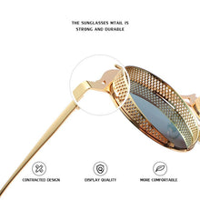 Load image into Gallery viewer, mimiyou SteamPunk Hollow Round Sunglasses Men Retro Alloy Sunglasses Women Glasses Brand UV400 Eyeglasses Shades