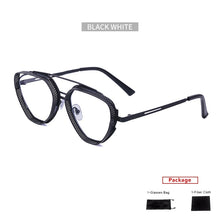 Load image into Gallery viewer, mimiyou SteamPunk Hollow Triangle Sunglasses Men Retro Alloy Sunglasses Women Glasses Brand UV400 Eyeglasses Shades