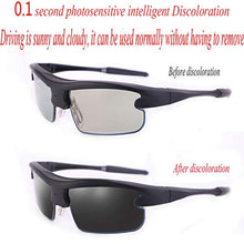 Load image into Gallery viewer, minc/0.1 second photochromic sunglasses polarized sports men&#39;s sunglasses smart retro driving glasses