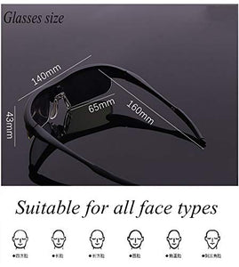 minc/0.1 second photochromic sunglasses polarized sports men's sunglasses smart retro driving glasses