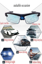 Load image into Gallery viewer, minc/0.1 second photochromic sunglasses polarized sports men&#39;s sunglasses smart retro driving glasses