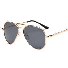 Carica l'immagine nel visualizzatore di Gallery, specchio Occhiali da sole aeronautici per donna 2023 occhiali retrò occhiali da sole da donna punti metallici polit Occhiali da sole lunette femme oculos 