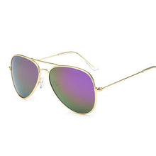 Carica l'immagine nel visualizzatore di Gallery, specchio Occhiali da sole aeronautici per donna 2023 occhiali retrò occhiali da sole da donna punti metallici polit Occhiali da sole lunette femme oculos 
