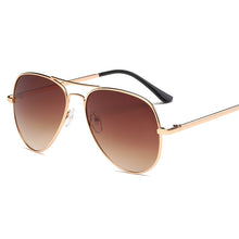 Carica l'immagine nel visualizzatore di Gallery, specchio Occhiali da sole aeronautici per donna 2023 occhiali retrò occhiali da sole da donna punti metallici polit Occhiali da sole lunette femme oculos 