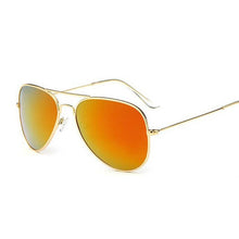 Carica l'immagine nel visualizzatore di Gallery, specchio Occhiali da sole aeronautici per donna 2023 occhiali retrò occhiali da sole da donna punti metallici polit Occhiali da sole lunette femme oculos 