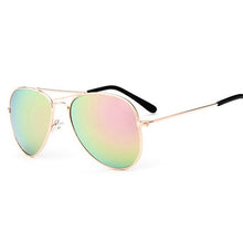 Carica l'immagine nel visualizzatore di Gallery, specchio Occhiali da sole aeronautici per donna 2023 occhiali retrò occhiali da sole da donna punti metallici polit Occhiali da sole lunette femme oculos 