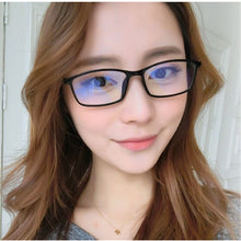 Load image into Gallery viewer, mobile phone computer flat light mirror 2821 anti blue light retro decoration eyeglass frame with glasses frame