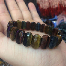 Carica l'immagine nel visualizzatore di Gallery, natural tiger eye stone beads bracelet natural gemstone bangle fine jewelry for woman for gift wholesale