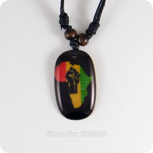 new Africa map Resin Pendant Necklace Fashion Jewelry