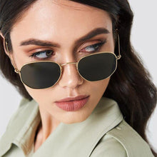 Carica l'immagine nel visualizzatore di Gallery, Hexagon Glasses sunglasses Men Women Mens designer masculine classic Female Mirror Eyewear Brand Sun glasses Driving