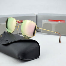 Carica l'immagine nel visualizzatore di Gallery, Hexagon Glasses sunglasses Men Women Mens designer masculine classic Female Mirror Eyewear Brand Sun glasses Driving