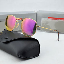 Load image into Gallery viewer, Hexagon Glasses  sunglasses Men Women Mens designer masculine classic Female Mirror Eyewear Brand Sun glasses Driving