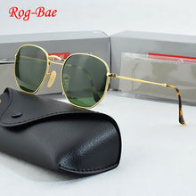 Load image into Gallery viewer, Hexagon Glasses  sunglasses Men Women Mens designer masculine classic Female Mirror Eyewear Brand Sun glasses Driving