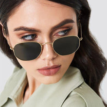 Load image into Gallery viewer, Hexagon Glasses  sunglasses Men Women Mens designer masculine classic Female Mirror Eyewear Brand Sun glasses Driving