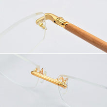 Carica l&#39;immagine nel visualizzatore di Gallery, Occhiali senza montatura di marca montatura da uomo montatura per occhiali miopia ottica montatura per occhiali da vista maschile montatura per donna 