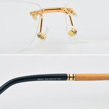 Carica l&#39;immagine nel visualizzatore di Gallery, Occhiali senza montatura di marca montatura da uomo montatura per occhiali miopia ottica montatura per occhiali da vista maschile montatura per donna 