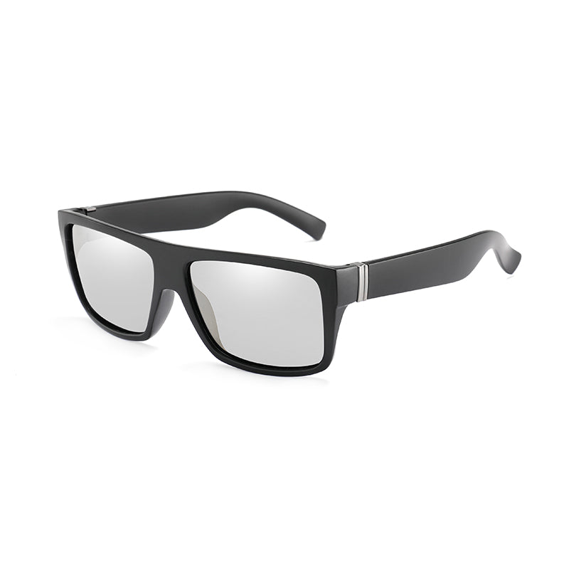 Men Outdoor Driving Photochromic sunglasses Photochromic Men Polarized Chameleon Discoloration Sun glasses square sunglasses