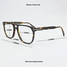 Load image into Gallery viewer, Square retro sunglasses men women TF679 acetate frame  Brand design Sun glasses driving Goggles UV400 vintage sunglass