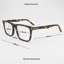 Load image into Gallery viewer, Square retro sunglasses men women TF832 acetate frame  Brand design Sun glasses driving Goggles UV400 vintage sunglass