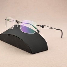 Load image into Gallery viewer, Ultra-light brand rimless glasses frame women prescription myopia optical glasses frame women&#39;s eye glasses frames for women