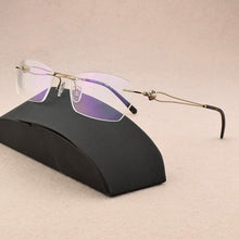 Load image into Gallery viewer, Ultra-light brand rimless glasses frame women prescription myopia optical glasses frame women&#39;s eye glasses frames for women