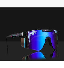 Load image into Gallery viewer, WOMEN FOR men sport goggle 2023  BRAND Mirrored Green lens pit viper Sunglasses tr90 frame uv400 protection with case