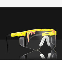 Load image into Gallery viewer, WOMEN FOR men sport goggle 2023  BRAND Mirrored Green lens pit viper Sunglasses tr90 frame uv400 protection with case