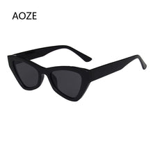 Load image into Gallery viewer, Women triangle Vintage 90s Sunglasses Brand Designer Retro Points Sun Glasses Female Lady Eyeglass Cat Eye Driver Goggles