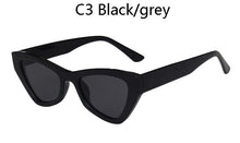 Load image into Gallery viewer, Women triangle Vintage 90s Sunglasses Brand Designer Retro Points Sun Glasses Female Lady Eyeglass Cat Eye Driver Goggles