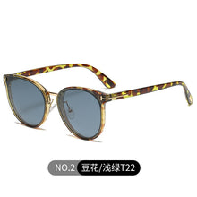 Carica l'immagine nel visualizzatore di Gallery, 2023 futuristic cat eye tom ford logo sunglasses women men polarized driving glass polaroid oculos de sol  feminino