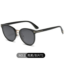 Carica l'immagine nel visualizzatore di Gallery, 2023 futuristic cat eye tom ford logo sunglasses women men polarized driving glass polaroid oculos de sol  feminino