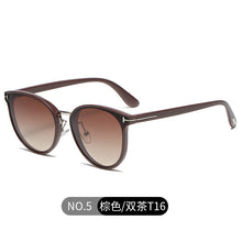 Carica l'immagine nel visualizzatore di Gallery, 2023 futuristic cat eye tom ford logo sunglasses women men polarized driving glass polaroid oculos de sol  feminino