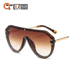 Carica l'immagine nel visualizzatore di Gallery, nuovo arrivo 2022 occhiali da sole futuristici da donna grandi occhiali da sole ovali moda ff logo occhiali da sole oversize festival oculos de sol feminino