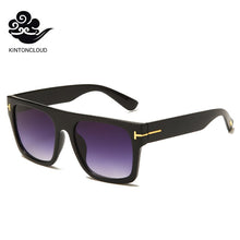 Load image into Gallery viewer, 2023 futuristic tom ford sunglasses women men big rectangle sunglasses oversized oculos de sol feminino
