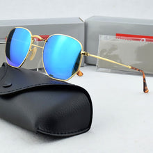 Load image into Gallery viewer, glass Hexagon Glasses  sunglasses Men Women Mens designer masculine classic Female Mirror Eyewear Sun glasses Driving