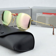Load image into Gallery viewer, glass Hexagon Glasses  sunglasses Men Women Mens designer masculine classic Female Mirror Eyewear Sun glasses Driving