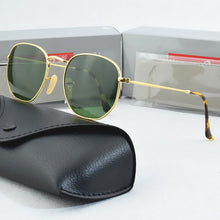 Load image into Gallery viewer, glass Hexagon Glasses  sunglasses Men Women Mens designer masculine classic Female Mirror Eyewear Sun glasses Driving