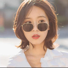 Load image into Gallery viewer, glass Hexagon Glasses  sunglasses Men Women Mens designer masculine classic Female Mirror Eyewear Sun glasses Driving