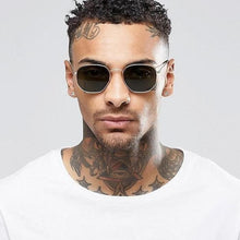 Load image into Gallery viewer, glass Hexagon Glasses  sunglasses Men Women Mens designer masculine classic Female Mirror Eyewear Sun glasses Driving