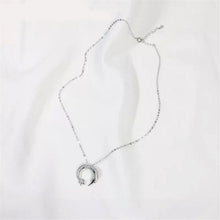 Load image into Gallery viewer, new original Silver Color  slip falling meteor micro-inlaid necklace Meteor Garden fashion trend jewelry