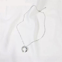 Load image into Gallery viewer, new original Silver Color  slip falling meteor micro-inlaid necklace Meteor Garden fashion trend jewelry