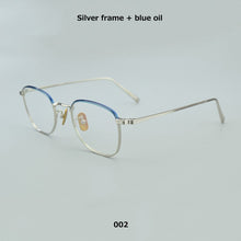 Load image into Gallery viewer, pure titanium glasses frame men myopia computer glasses women 2023 Brand retro prescription eyeglasses oculos de grau nerd