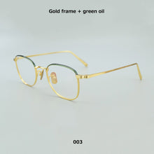 Load image into Gallery viewer, pure titanium glasses frame men myopia computer glasses women 2023 Brand retro prescription eyeglasses oculos de grau nerd