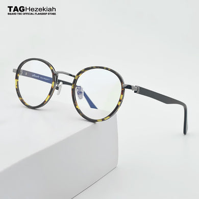 round glasses spectacle frames for men eyeglasses frame women 2023 TAG Hezekiah Brand Myopia computer spectacle frames Nerd